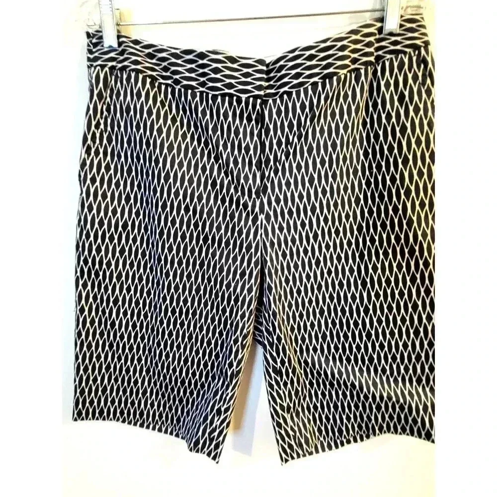Liz Claiborne Print‎ Blue Sloane Shorts